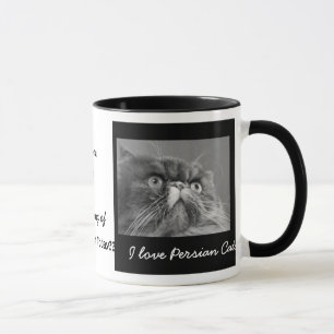 Tasse der persischen Katzen der Liebe I!