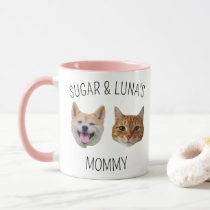 Tasse der personalisierten Katze, Tasse für die Ma