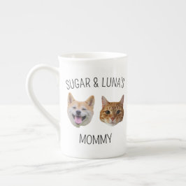Tasse der personalisierten Katze, Tasse für die Ma