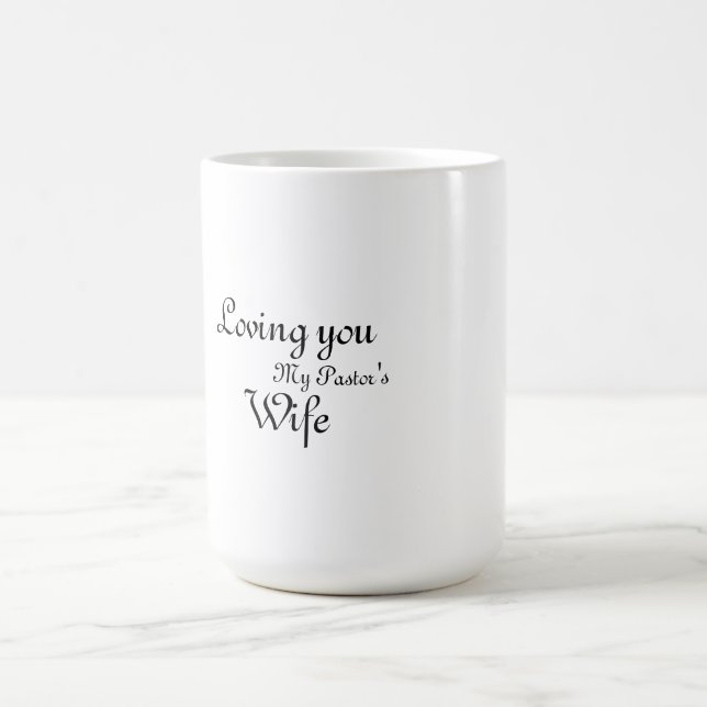 Tasse der personalisierten Pastor-Ehefrau (Mittel)