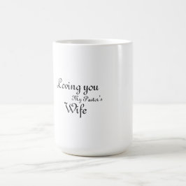 Tasse der personalisierten Pastor-Ehefrau