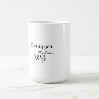 Tasse der personalisierten Pastor-Ehefrau