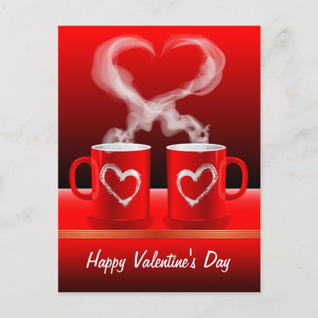 Tasse der Postkarte Liebe (Vorderseite)