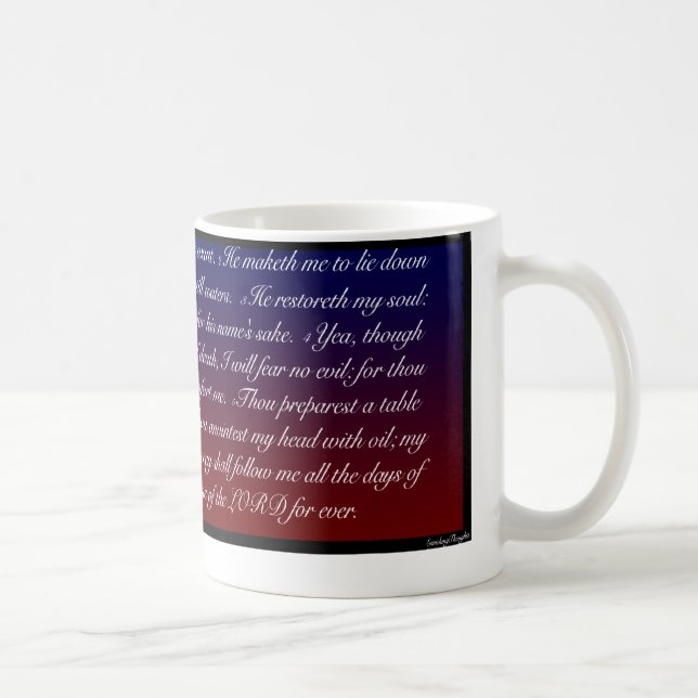 Tasse der Psalm-23 (Rechts)