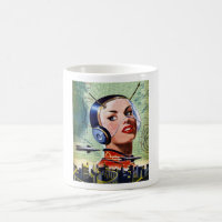 Tasse der Retro-Science Fiction
