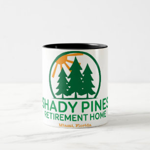 Tasse der schattigen Pines