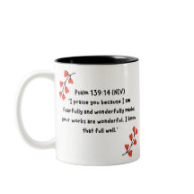 Tasse der Schrift