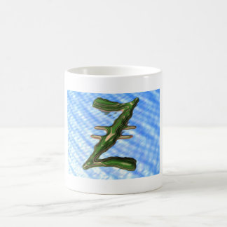 Tasse der Schriftart-Insel-"Z"