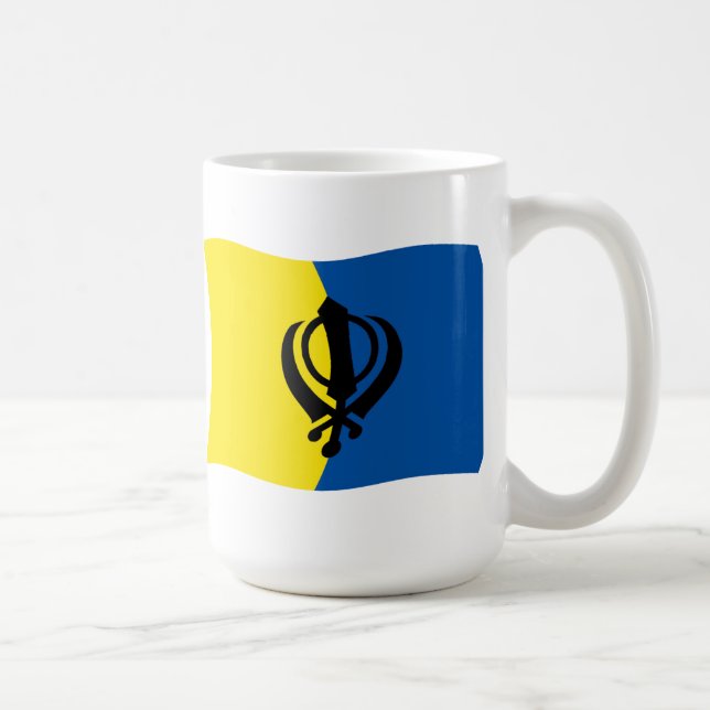 Tasse der Sikhismus-Flagge (Rechts)