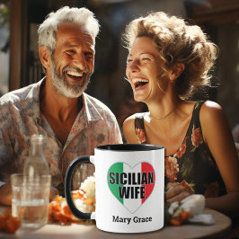 Tasse der sizilianischen Ehefrau - Personalisierte