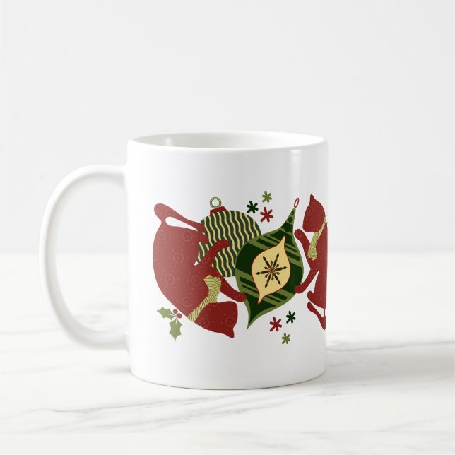 Tasse der spielerischen Katzen (Links)