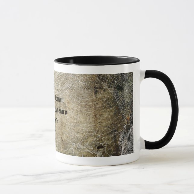 Tasse der Spinnen und Weben Halloween (Rechts)