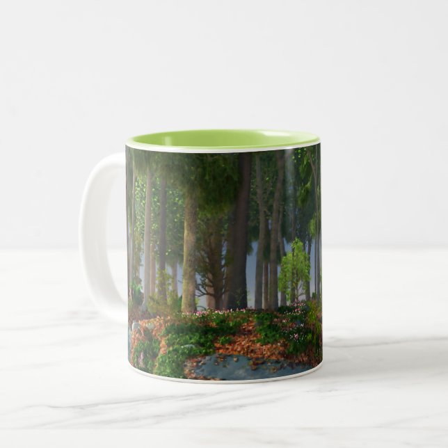Tasse der Summer Blätter (Vorderseite Links)