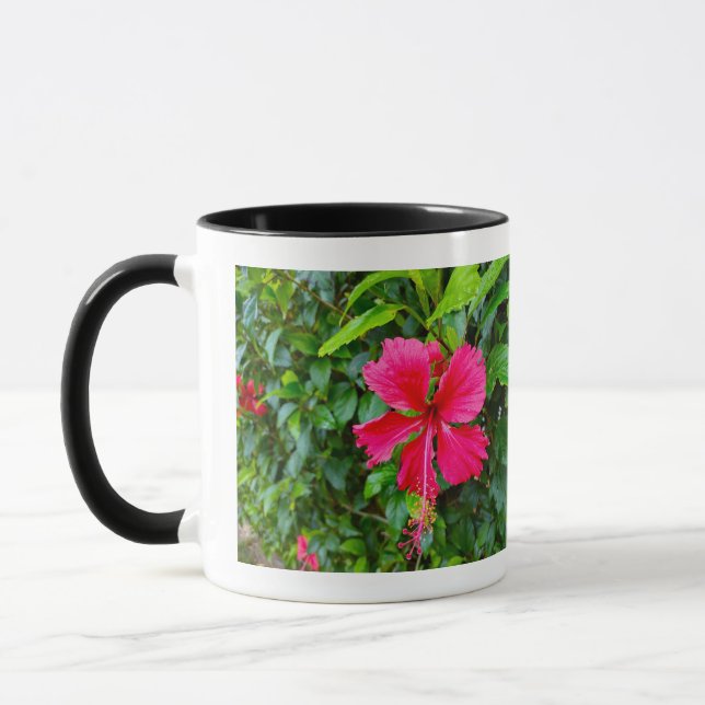 Tasse der tropischen Blume (Links)