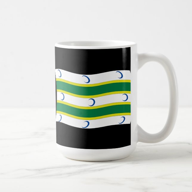 Tasse der Turkmenischen Flagge (Rechts)