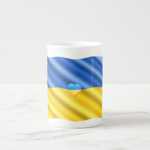 Tasse der ukrainischen Flagge - Freiheit