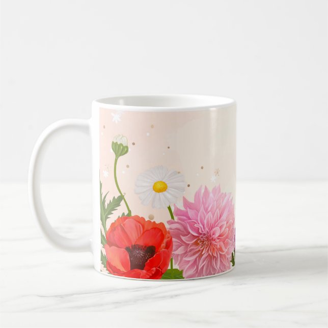 Tasse der Vintagen Blume (Links)