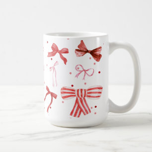 Tasse der Wasserfarben in Roten und Roten