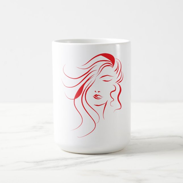 Tasse der weiblichen Gesichtskunst (Mittel)