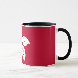 Tasse der weißen Blume