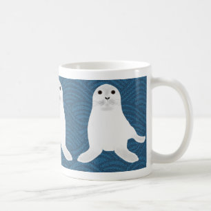 Tasse der weißen Siegel