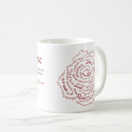 Tasse der WeltWord-Rose