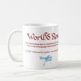 Tasse der WeltWord-Rose