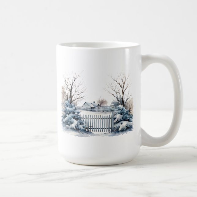 Tasse der Winterlandschaft (Rechts)