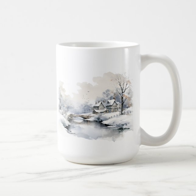 Tasse der Winterlandschaft (Rechts)