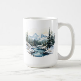 Tasse der Winterlandschaft