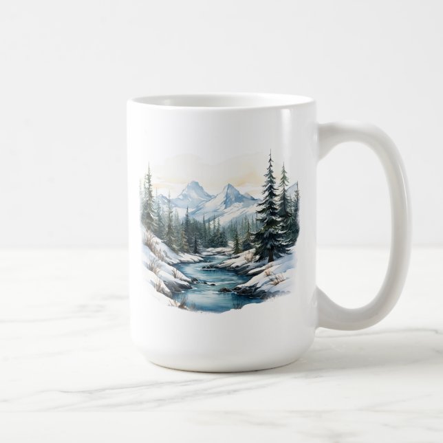 Tasse der Winterlandschaft (Rechts)