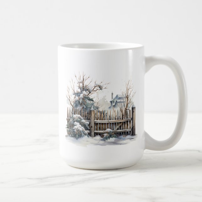 Tasse der Winterlandschaft (Rechts)