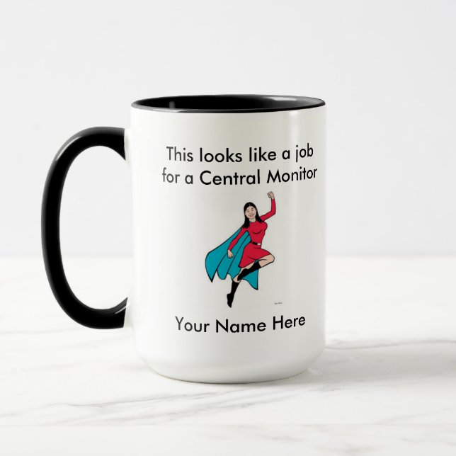 Tasse der Zentralüberwachung (Links)