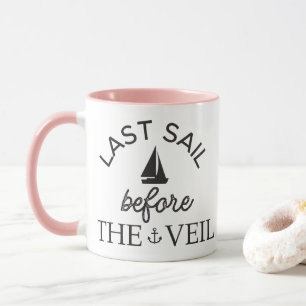 Tasse Dernière voile avant le voile Bachelorette