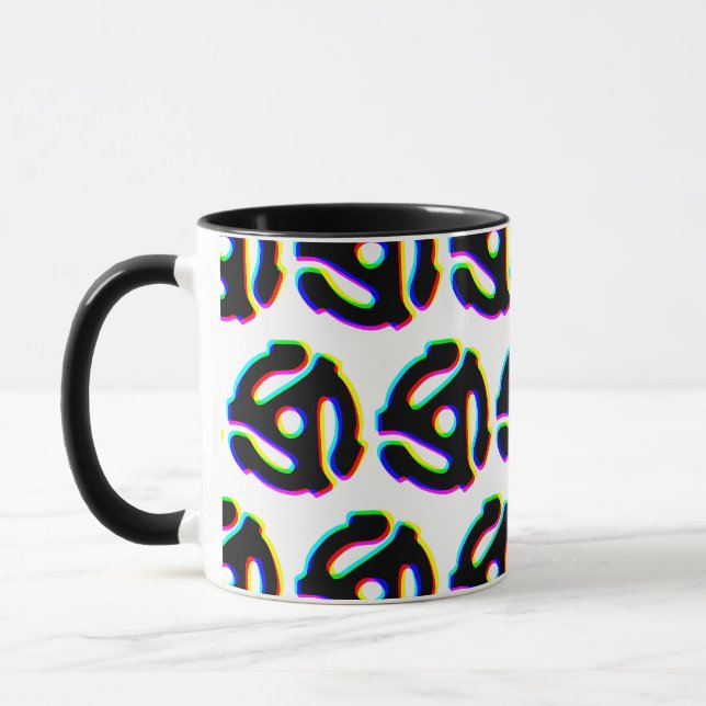 Tasse des 45-RPM-Aufzeichnungsadapters (Links)