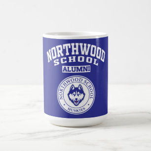 Tasse des anciens de l'école Northwood Huskies NY