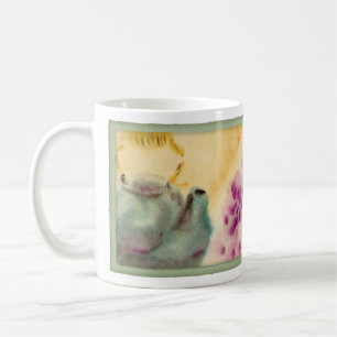 Tasse des Aquarellteapots