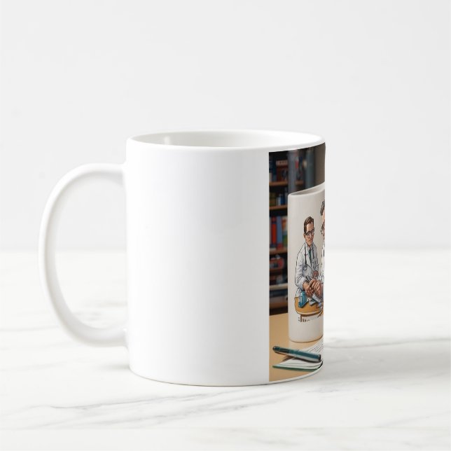 Tasse des Arztes - gebraucht für Ihre Gesundheit (Links)