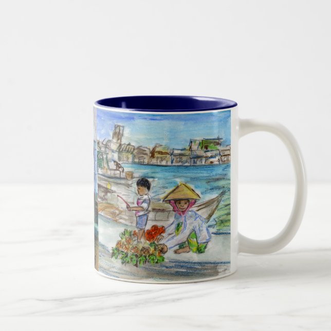 Tasse des asiatischen Wassermarktes (Rechts)
