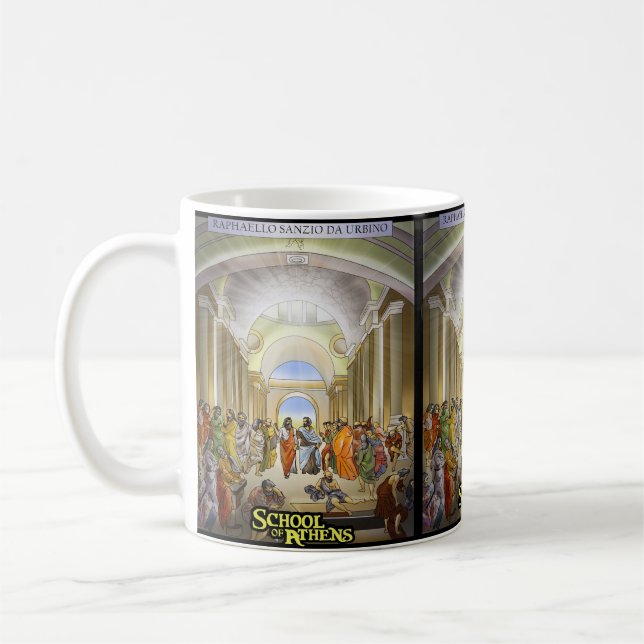 Tasse des Athen-Kaffees (Links)