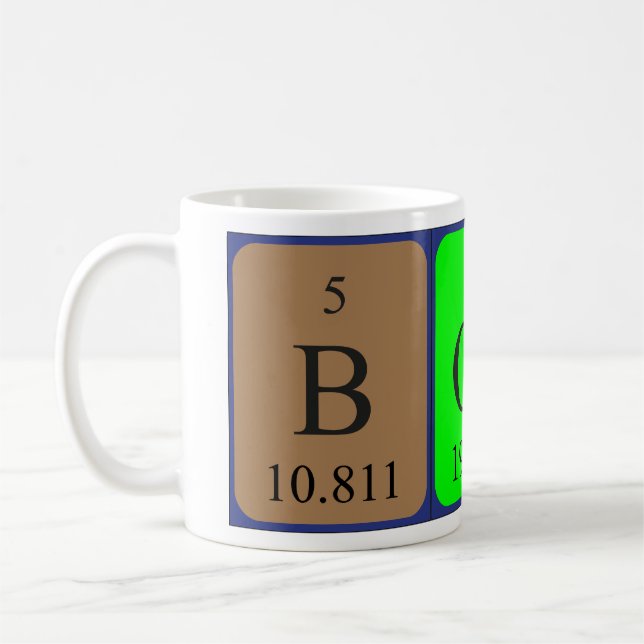 Tasse des Boss Periodennamens (Links)