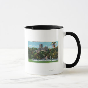 Tasse Des cadets défilent sur les terrains de défilé