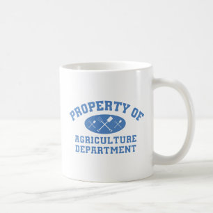 Tasse des Departements für Landwirtschaft (blau)