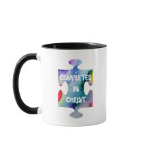 Tasse des Designers "In Christus abgeschlossen"