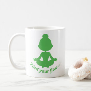 Tasse des Durchflusses finden (grün)