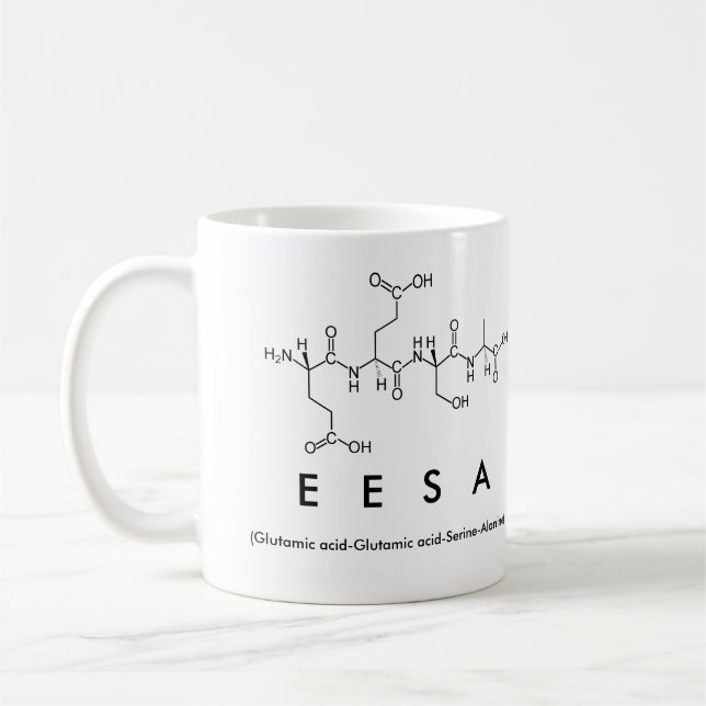 Tasse des Eesa-Peptids (Links)