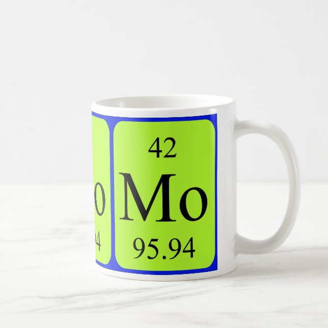 Tasse des Elements 42 - Molybdän (Rechts)