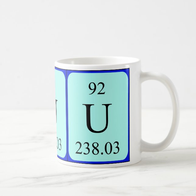 Tasse des Elements 92 - Uran (Rechts)