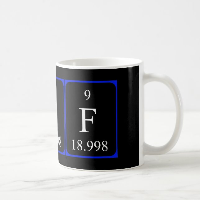 Tasse des Elements 9 - Fluor (Rechts)