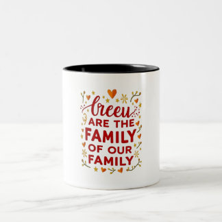 Tasse des Familienherzes